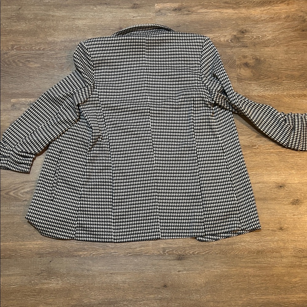 Philosophy Houndstooth Women’s Blazer/Jacket w/Ruched Sleeve Detail - Picture 7 of 7
